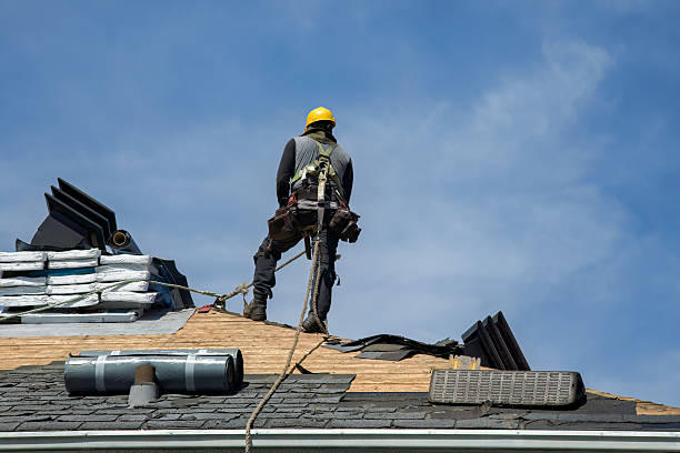 Professional Roofing technician working in Brandamore, PA